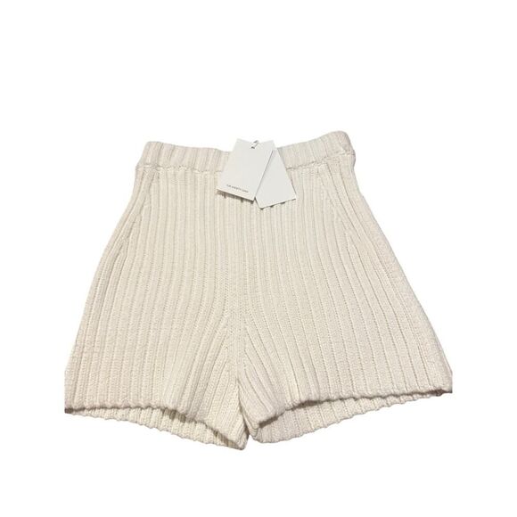 NWT The Knotty Ones Off-White Pilnatis Cotton Shorts Sz. S/M - Picture 4 of 8